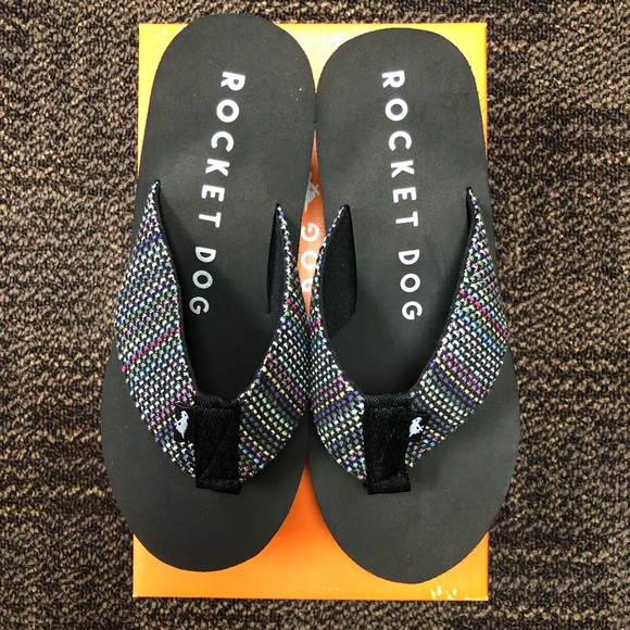 Rocket Dog Diver Wedge Flip-Flops - Picture 2 of 8